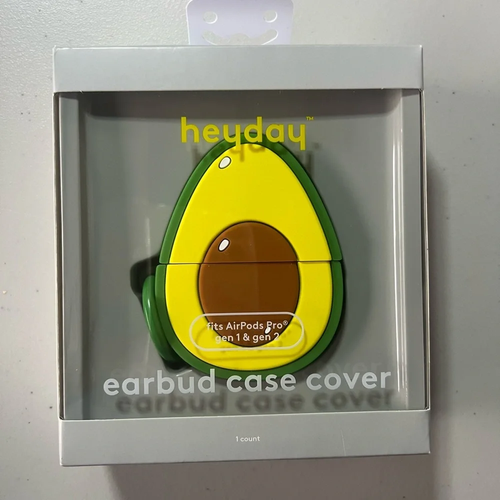 Avocado AirPods Case with Keychain